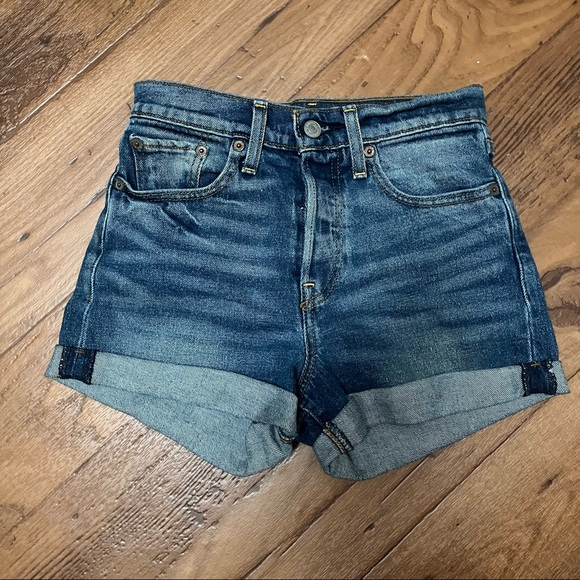 Levi's Pants - Levi’s shorts 24 waist 0 high waisted XS denim jean EUC
